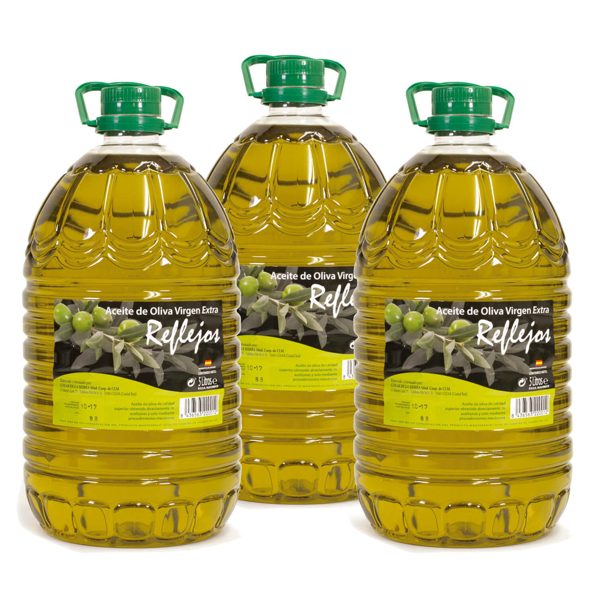 Garrafa de aceite de oliva virgen extra
